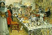 Carl Larsson julaftonen France oil painting artist